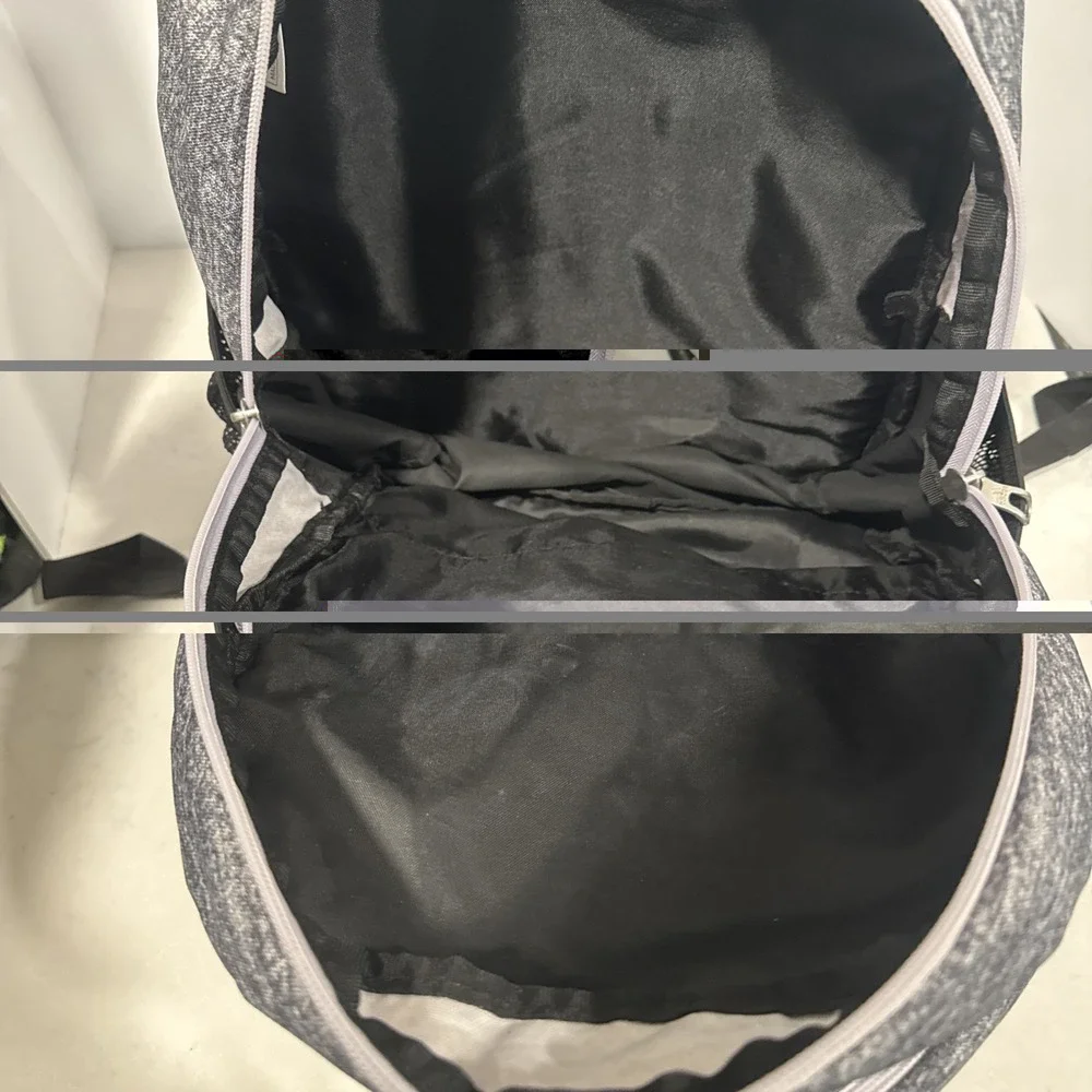 Adidas Journal Backpack Work School Travel Sport Jersey Onix/Black/Purple Tint